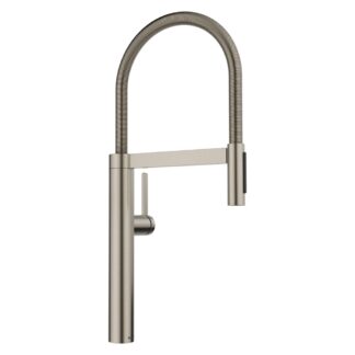 Blanco 443252 Culina II Semi-Pro Pull-Down Dual-Spray Kitchen Faucet - Satin Platinum
