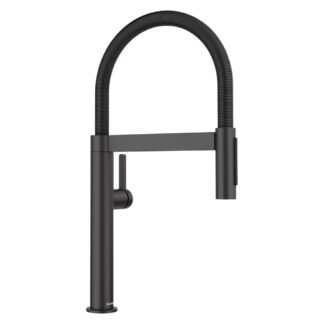 Blanco 527481 Culina Mini II Pull-Down Dual-Spray Kitchen Faucet - Matte Black
