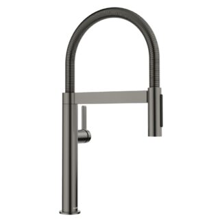 Blanco 527482 Culina Mini II Pull-Down Dual-Spray Kitchen Faucet - Satin Dark Steel