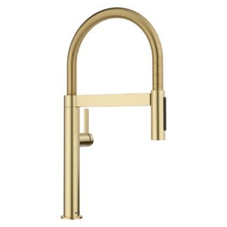 Blanco 527483 Culina Mini II Pull-Down Dual-Spray Kitchen Faucet - Satin Gold