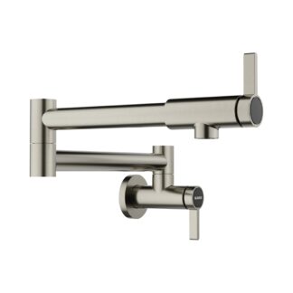Blanco 443254 Culina II Wall-Mounted Pot Filler - Satin Platinum