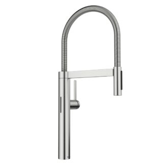 Blanco 527470 Culina II Pull-Down Dual-Spray Touchless Sensor Kitchen Faucet - PVD Steel