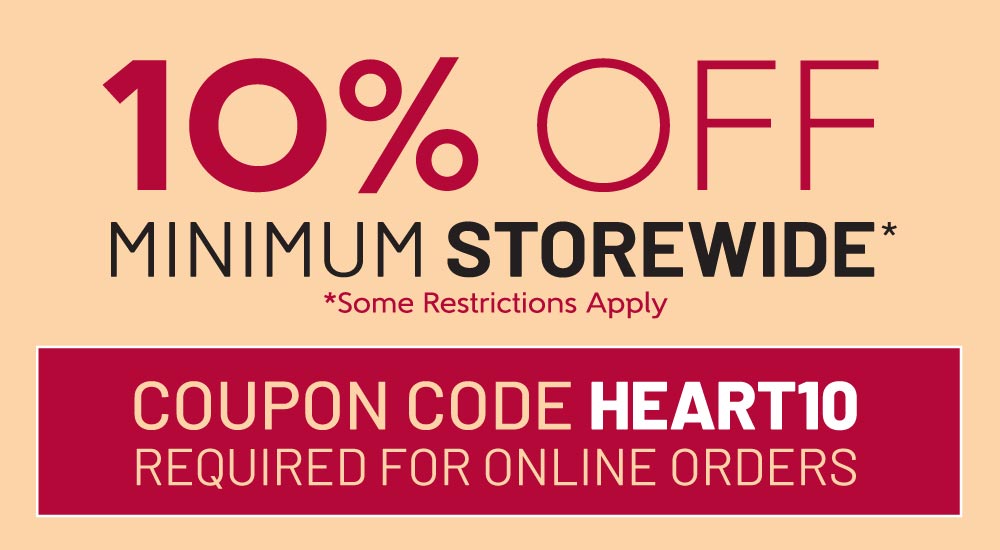 Heart Month 10% Discount
