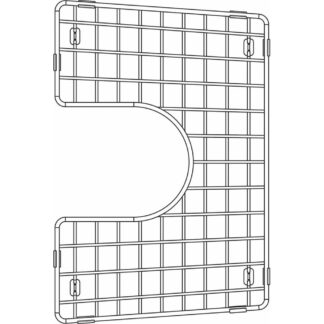 Blanco 226830 Performa 60/40 Small Bowl Bottom Grid - Stainless Steel