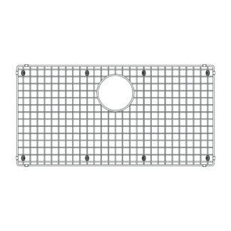 Blanco 235968 Quatrus 32" Single Bowl Sink Grid - Stainless Steel