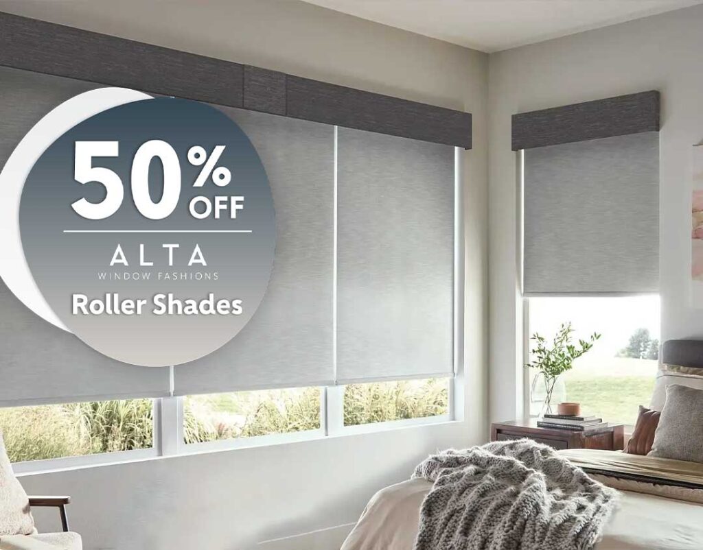 50% Off Roller Shades