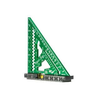 Squi.Jig FP45GREEN 4-1/2" Fusion Pro Rafter Square & Level - Green