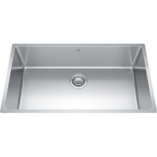 Kindred BSU1832-9 Brookmore Single Undermount Sink - Stainless Steel