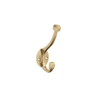 Amerock H55465CZ Adare Traditional Double Prong Wall Hook - Champagne Bronze