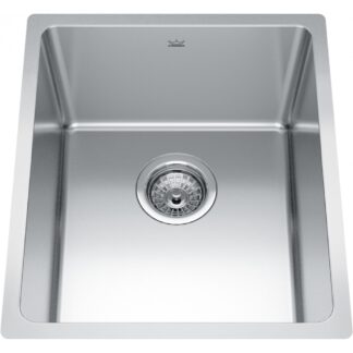 Kindred BSU1816-9 Brookmore Single Undermount Sink - Stainless Steel