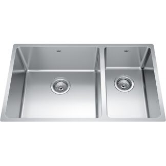 Kindred BCU1831R-9 Brookmore Double Undermount Sink - Stainless Steel