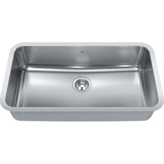 Kindred QSUA1933-8 Steel Queen Undermount Sink - Stainless Steel
