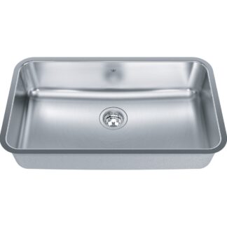 Kindred QSUA1831-8 Steel Queen Undermount Sink - Stainless Steel