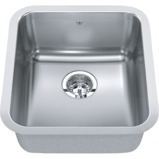 Kindred QSUA1917-8 Steel Queen Undermount Sink - Stainless Steel