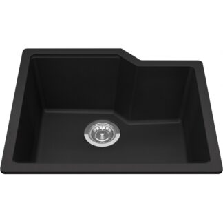 Kindred MGS2022U-9MBK Urban Granite Undermount Sink - Matte Black