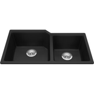 Kindred MGC2034U-9MBK Urban Granite Undermount Sink - Matte Black