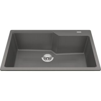 Kindred MGSM2031-9SG Urban Granite Topmount/Drop-In Sink - Stone Grey
