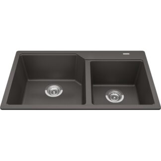 Kindred MGCM2034-9SLG Urban Granite Topmount/Drop-In Sink - Slate Grey