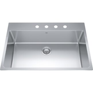 Kindred BSL2233-9 Brookmore Topmount/Drop In Sink - Stainless Steel