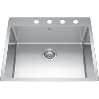 Kindred BSL2125-9 Brookmore Topmount/Drop In Sink - Stainless Steel