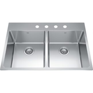 Kindred BDL2233-9 Brookmore Topmount/Drop In Sink - Stainless Steel