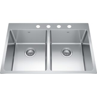 Kindred BDL2131-9 Brookmore Topmount/Drop In Sink - Stainless Steel