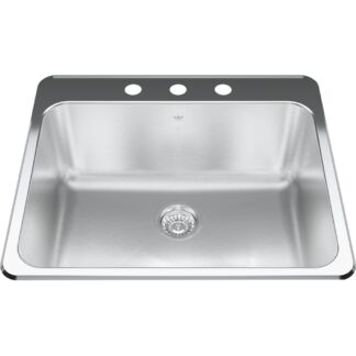 Kindred QSLA2225-10 Steel Queen Utility Sink - Stainless Steel