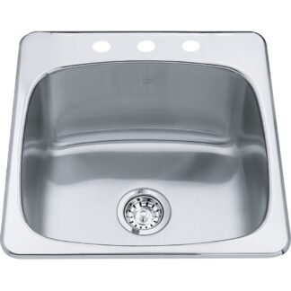 Kindred QSL2020-10 Steel Queen Utility Sink - Stainless Steel