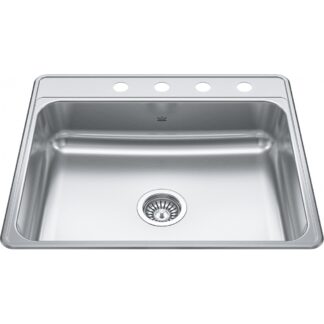 Kindred CSLA2522-7 Creemore Topmount/Drop In Sink - Stainless Steel