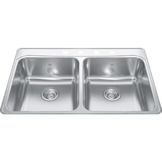 Kindred FCDLA3322-8 Creemore Topmount/Drop In Sink - Stainless Steel