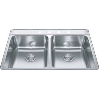 Kindred CDLA3322-8 Creemore Topmount/Drop In Sink - Stainless Steel