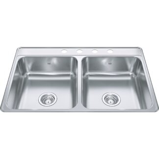 Kindred CDLA3322-7 Creemore Topmount/Drop In Sink - Stainless Steel