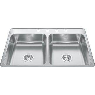 Kindred CDLA3322-6 Creemore Topmount/Drop In Sink - Stainless Steel