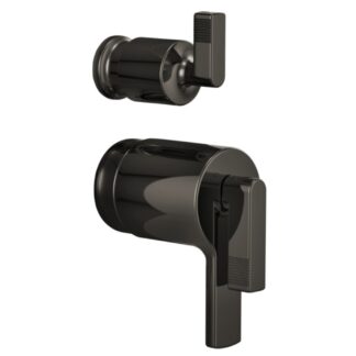 Deta HL7506-BNX Brizo Kintsu TempAssure Thermostatic Valve & Integrated Diverter Trim Lever Handle Kit - Black Onyx