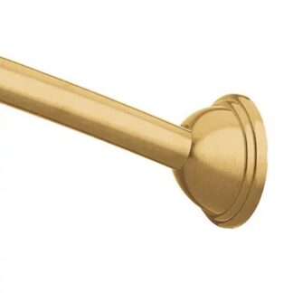 Moen CSR2160BG Adjustable Curved Shower Rod - Brushed Gold