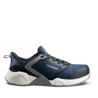 Terra 1276NV Men's Vector Composite Toe Athletic Wide Safety Work Shoe - Navy