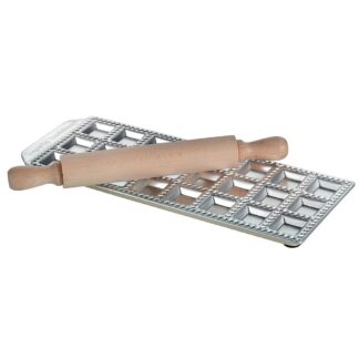Imperia 80IMP/4304 Raviolamp Square Classic Ravioli Maker Set & Rolling Pin