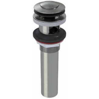 OS&B 3600Q-BN Clicker Bathroom Sink Drain with Overflow, 2 Pack - Brushed Nickel