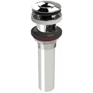 OS&B 3600Q-CP Clicker Bathroom Sink Drain with Overflow, 2 Pack - Chrome