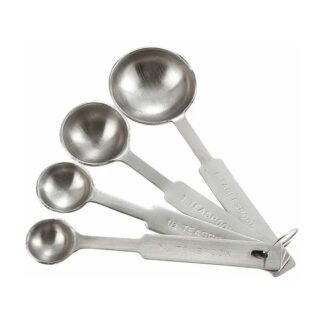 Catering Line 40626 Measuring Spoons, 4 Pack