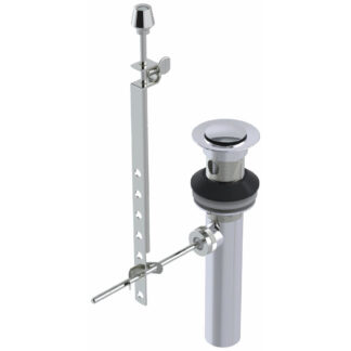 OS&B 3698P-CP 1-1/4” Bathroom Sink Drain with Mechanical Pop-Up - Chrome