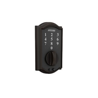 Schlage BE375CAM716VP Keyless Touchscreen Deadbolt - Aged Bronze