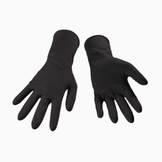 Wipeco DN850BKEC-L 8mil Large Nitrile Disposable Extended Cuff Gloves, 50 Pack - Black