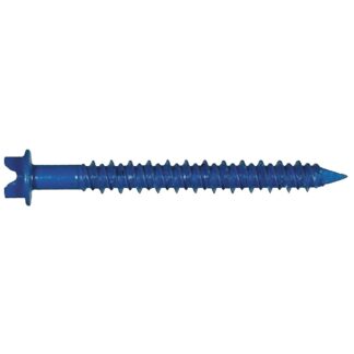 Tapcon BX51034 1/4" x 1-1/4" Concrete Screw Anchor, 10 Pack