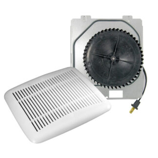 Broan-NuTone EC60KIT 60 CFM 3.0 Sones 55sqft Bathroom Fan Upgrade Kit - White
