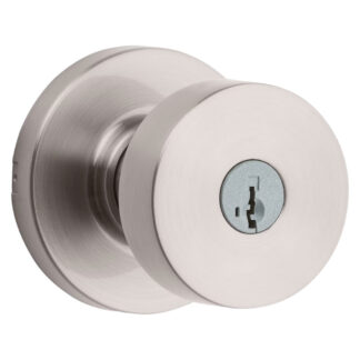 Weiser GA531CBKR15BP Cambie Round Keyed Entry Door Knob - Satin Nickel