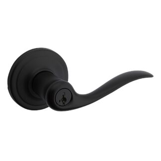 Weiser GLA535TC514VP Toluca Keyed Entry Lever - Matte Black