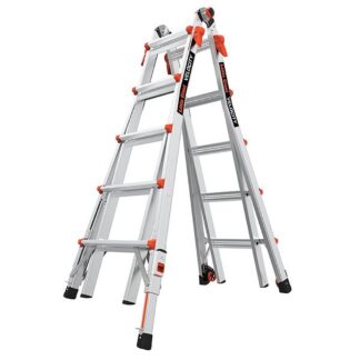 Little Giant Ladder 15422-318 Velocity 5' 6" - 9' 6" Aluminum Multi-Position Ladder