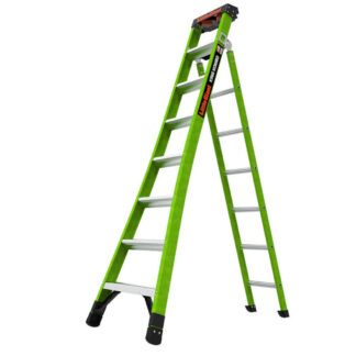 Little Giant Ladder 13908-303 King Kombo 2.0 8' Fiberglass 3-in-1 All-Access Ladder