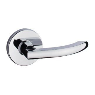 Taymor D006634PC Catana Round Rose Lever - Polished Chrome
